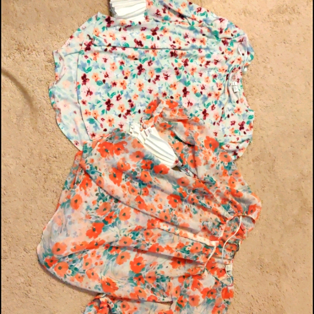 Floral blouses